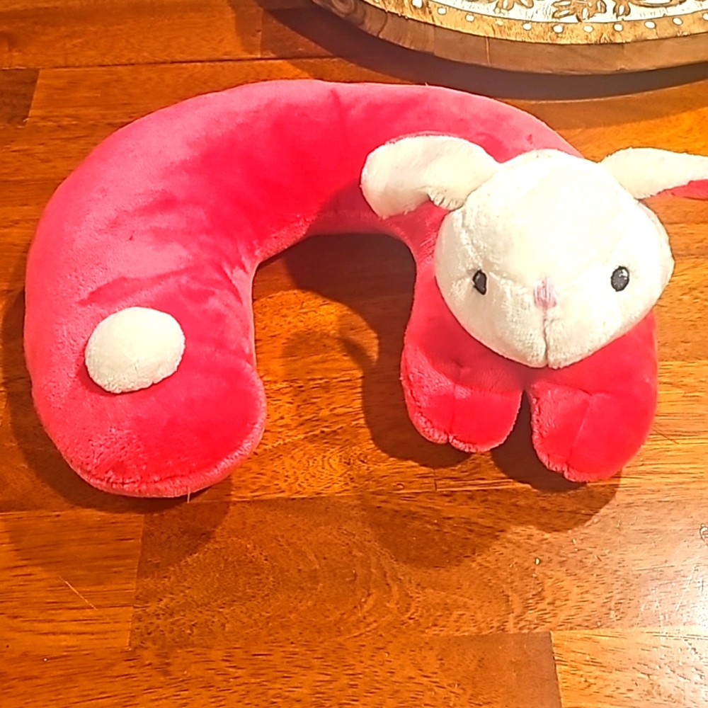 Kids Beautiful bunny neck travel pillow